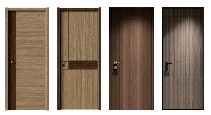 Portas interiores de poliéster de MDF para quarto 2022 YALIG Luxury Custom Portas impermeáveis