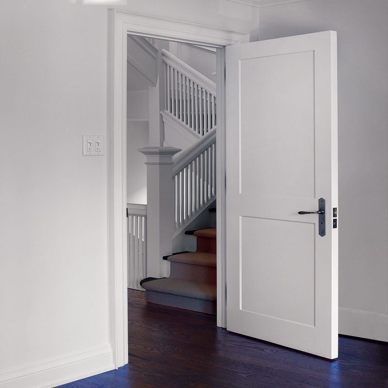 YALIG Porta Interior de Estilo Americano Design Moderno e Cor Personalizada para Impermeabilização