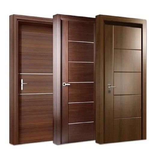 Portas de interior impermeáveis e modernas para casas MDF