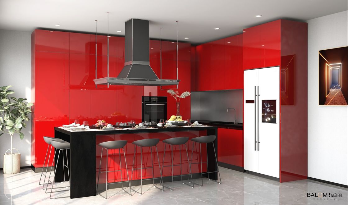 Armário de cozinha customizado de alta qualidade com Blum Hardware