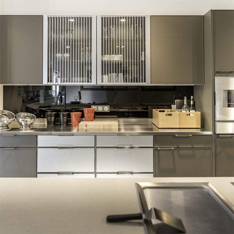 Altamente ODM / OEM YALIG Quartz Stone Modular Cabinet Cozinha para Alibaba 2022 Luxury