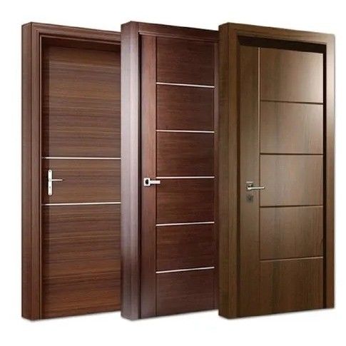 MDF e Madeira Sólida Veneer Porta de quarto interior para o estilo americano espaço de vida