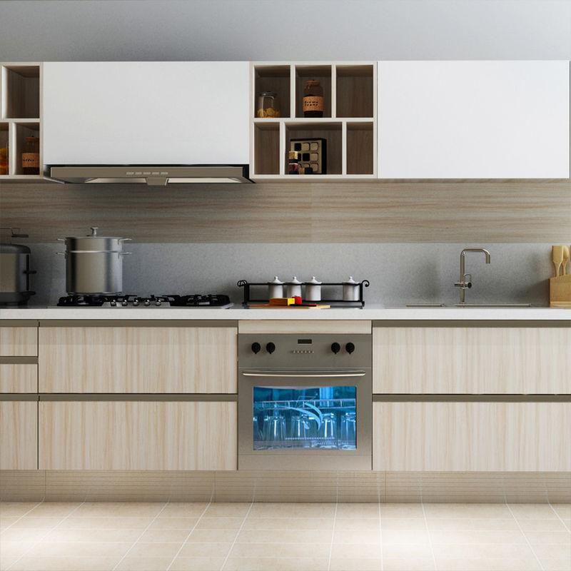 Armários de cozinha de madeira sólida Modular