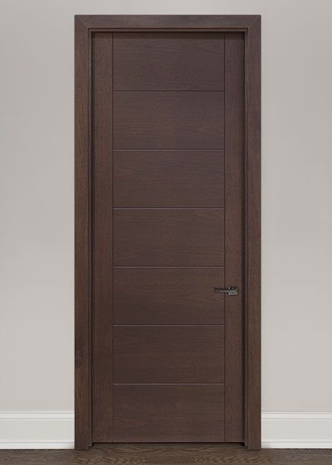 Porta de estilo americano de polímero profissional Custom Design moderno MDF Porta de quarto interior