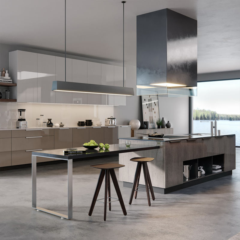 Armário de cozinha italiano de boa aparência