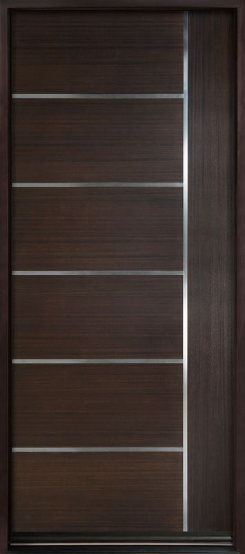 Portas interiores de madeira maciça de design moderno personalizado para casas em várias cores