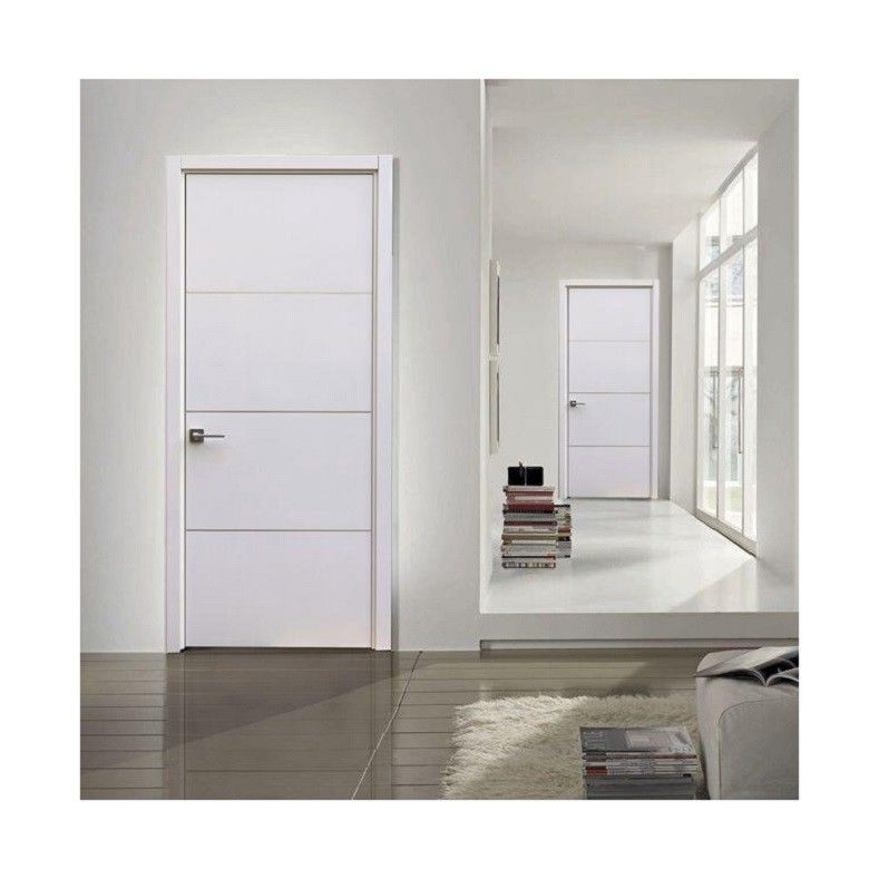 Porta de madeira maciça de abertura lateral personalizada YALIG para interiores impermeáveis em apartamentos