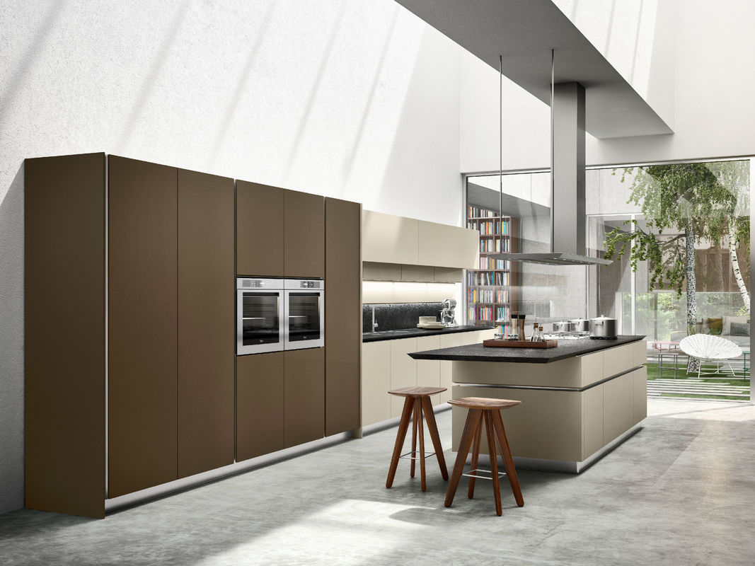 Blum Hardware and Veneer Finish YALIG Smart Wood Shaker Gabinete de cozinha para apartamento
