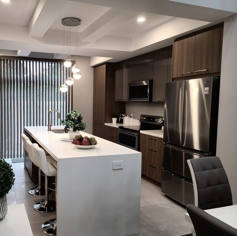 Moderno design unidades de cozinha de luxo conjunto armário de móveis para renovação de cozinha antiga