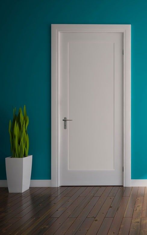 Porta de madeira impermeável personalizada para quarto de estilo moderno Interior 190cm-210cm MDF