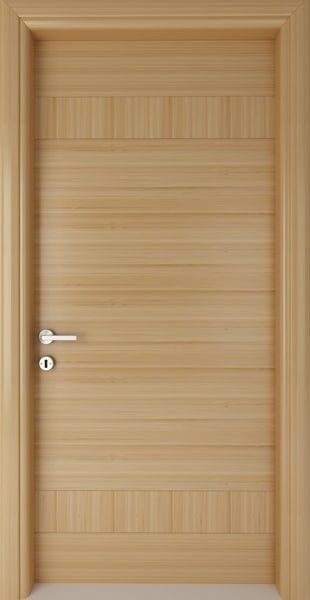 Porta de madeira impermeável personalizada para quarto de estilo moderno Interior 190cm-210cm MDF