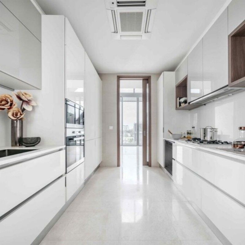 Los Angeles Villa Cozinha Laca Metálica Finish Cabinet Pendente de Parede para uma aparência elegante