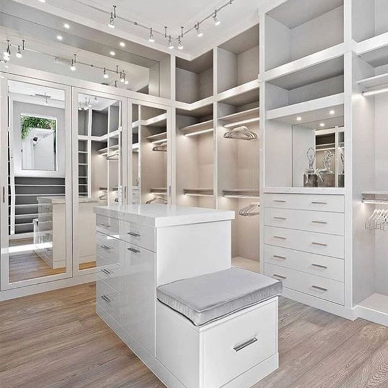 High End Customize Walk-in Armário Mobiliário para Quarto Vila Inspirado e Popular