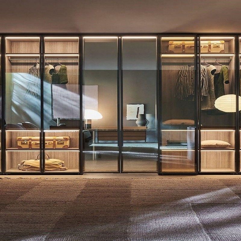 High End Custom Modern Design Wardrobe para organização profissional do armário