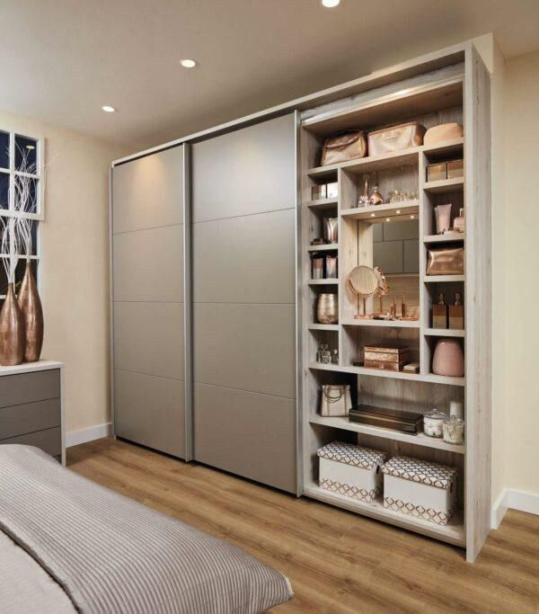 Pop Style Luxury Custom Storage Guarda-roupa de quarto em design moderno com estilo de madeira PANEL