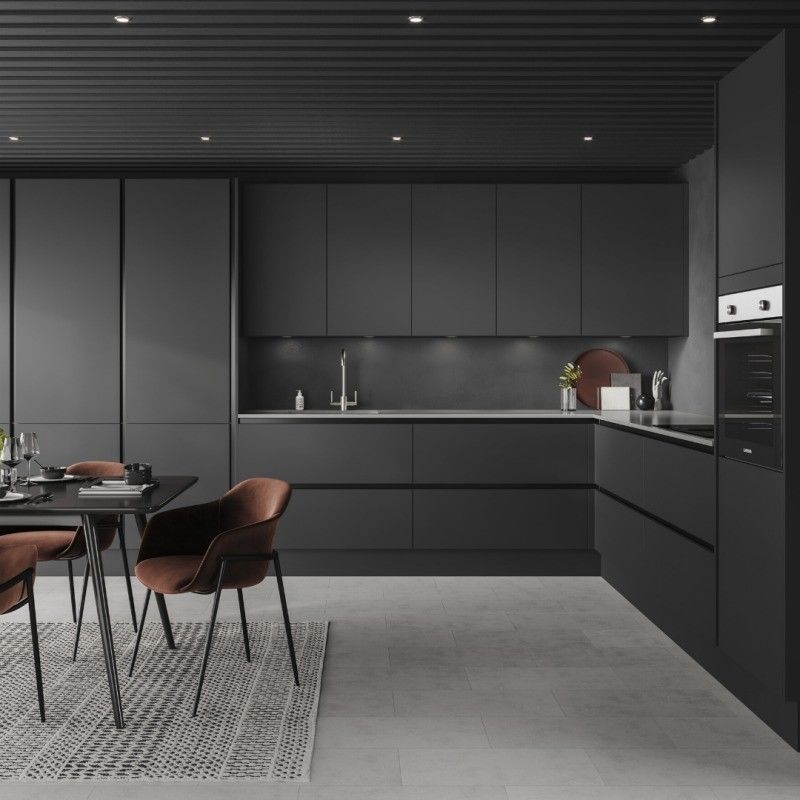 Unidade de armazenamento de armários de estilo europeu para móveis personalizados de cozinha do Canadá