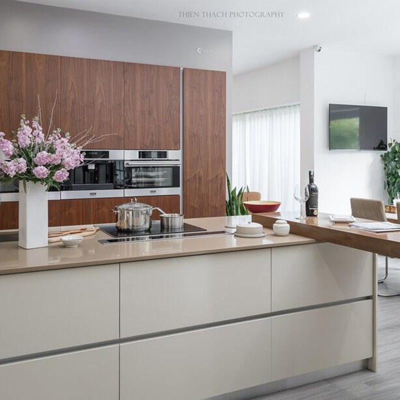 Blum Hardware tamanho personalizado estilo mate armazém de cozinha à prova d'água para a sua casa