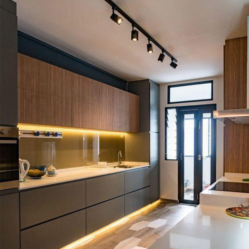 Tamanho personalizado Moderno Matte Designs Armários de cozinha clássicos para estilo de design moderno