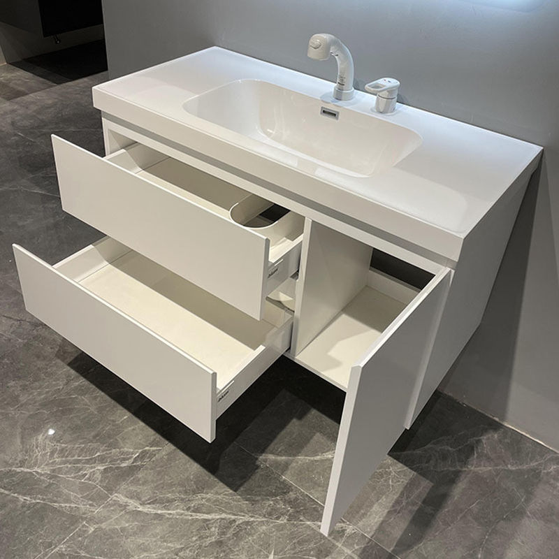 MR-MDF Material de Carcaça CAD/3D montado na parede gabinete de banheiro para móveis modernos de luxo