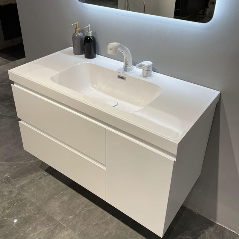 MR-MDF Material de Carcaça CAD/3D montado na parede gabinete de banheiro para móveis modernos de luxo