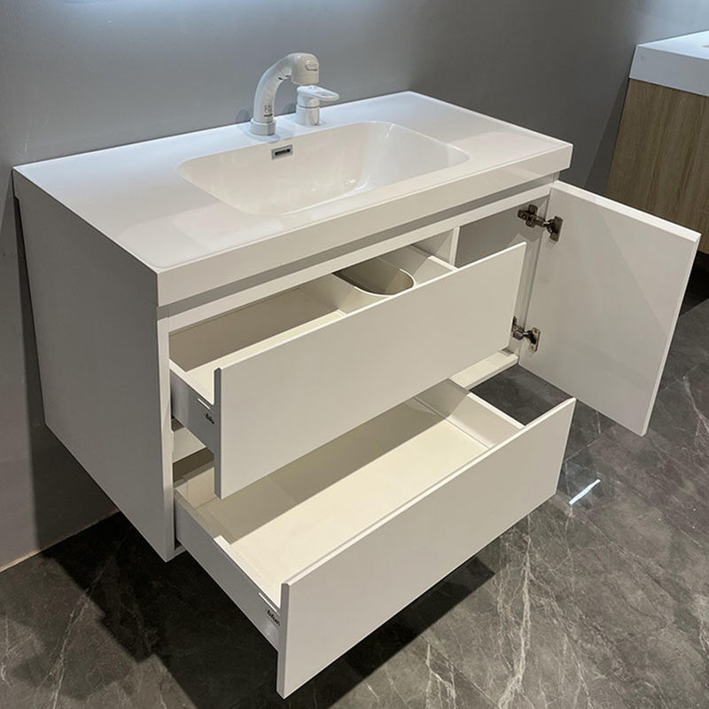 MR-MDF Material de Carcaça CAD/3D montado na parede gabinete de banheiro para móveis modernos de luxo