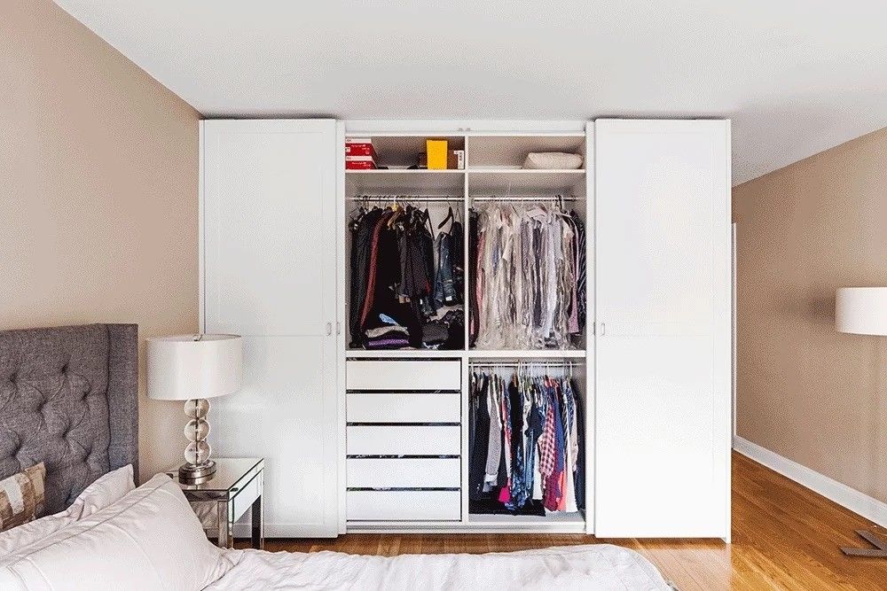 Melhor guarda-roupa de madeira branca laminada para quarto quarto luxo