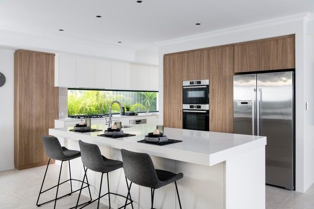Blum Hardware Villa Armário de cozinha conjunto com placa de melamina e material de porta de laca