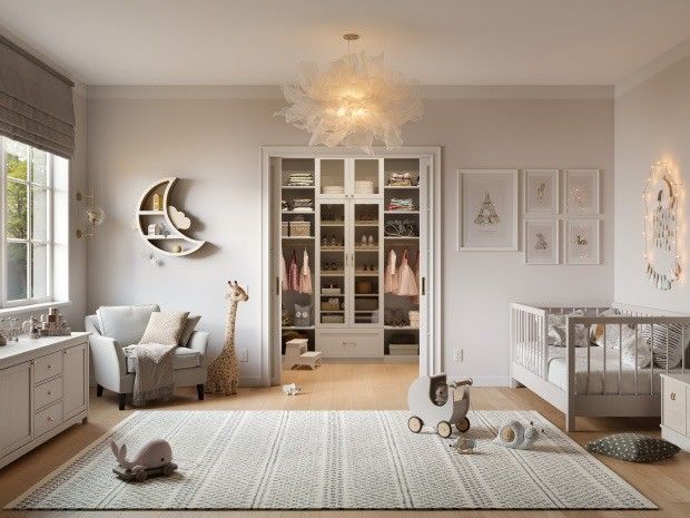 Armário de quarto de madeira de estilo europeu contemporâneo