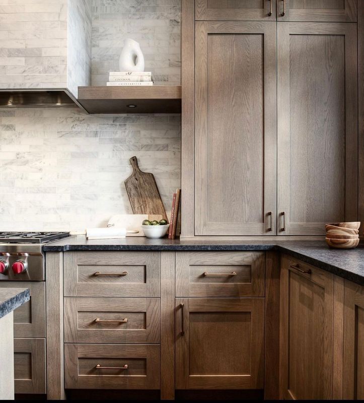 2024 Fácil limpeza personalizado Shaker de cores Smart Armazém de cozinha de madeira com estilo moderno