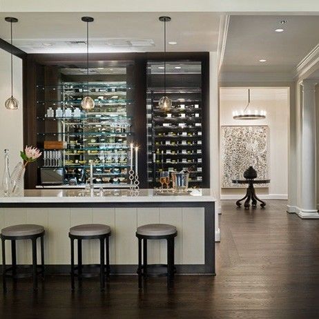 MR HDF Euro Style Mobiliário para casa sob medida Luxo Bar de vinhos Counter High End Modern Home Bar Rack Vinho