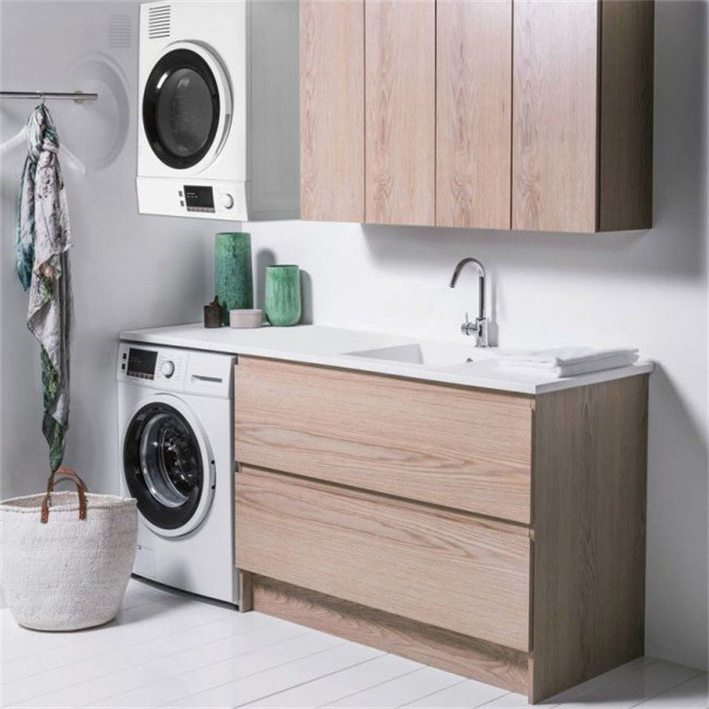 Simples YALIG Moderno 1200 Large Cabinet de Lavagem de Madeira para máquina de lavar roupa em MDF
