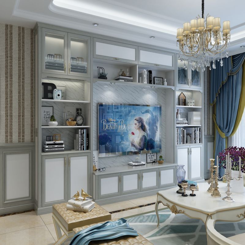 Customize tamanho TV Stand Moderno Design Parede Unidade para móveis de casa de luxo no apartamento