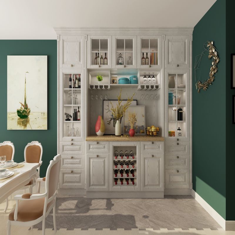 Cabine de exibição de móveis de design moderno de alta qualidade personalizado para sala de jantar OEM ODM