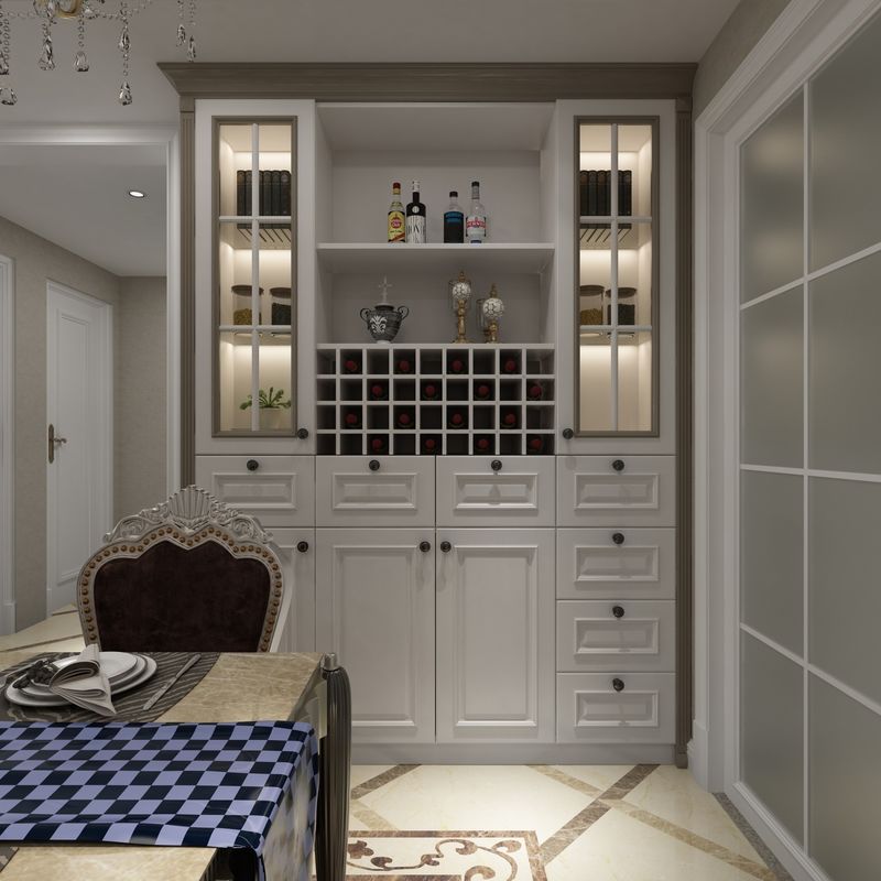 Cabine de exibição de móveis de design moderno de alta qualidade personalizado para sala de jantar OEM ODM