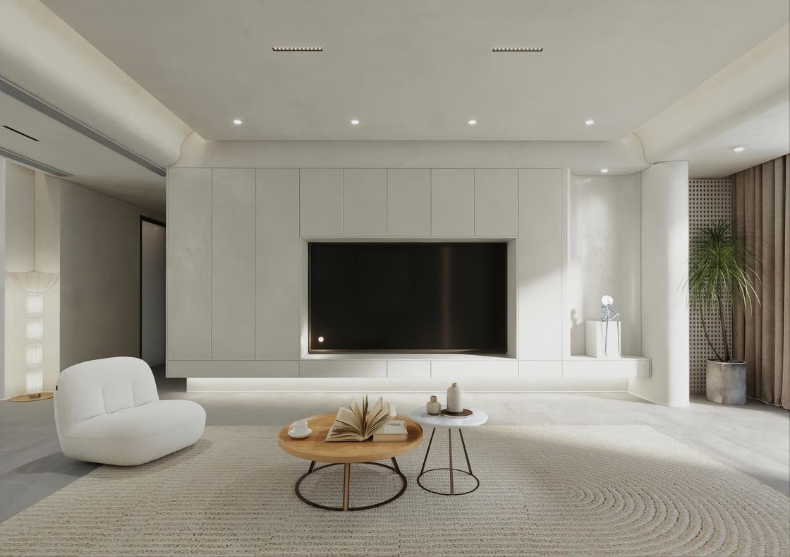 2022 Casa Interior Cabine de TV de madeira Stand com função de armazenamento e personalizar o tamanho