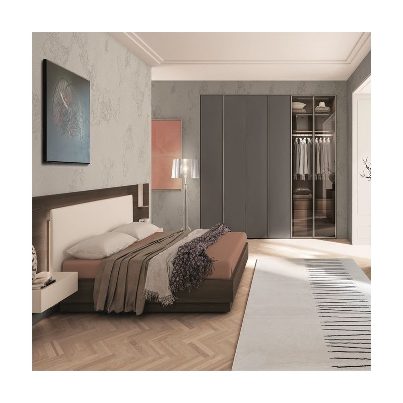 Mobiliário de quarto para guarda-roupa de alta qualidade de madeira em design de estilo moderno