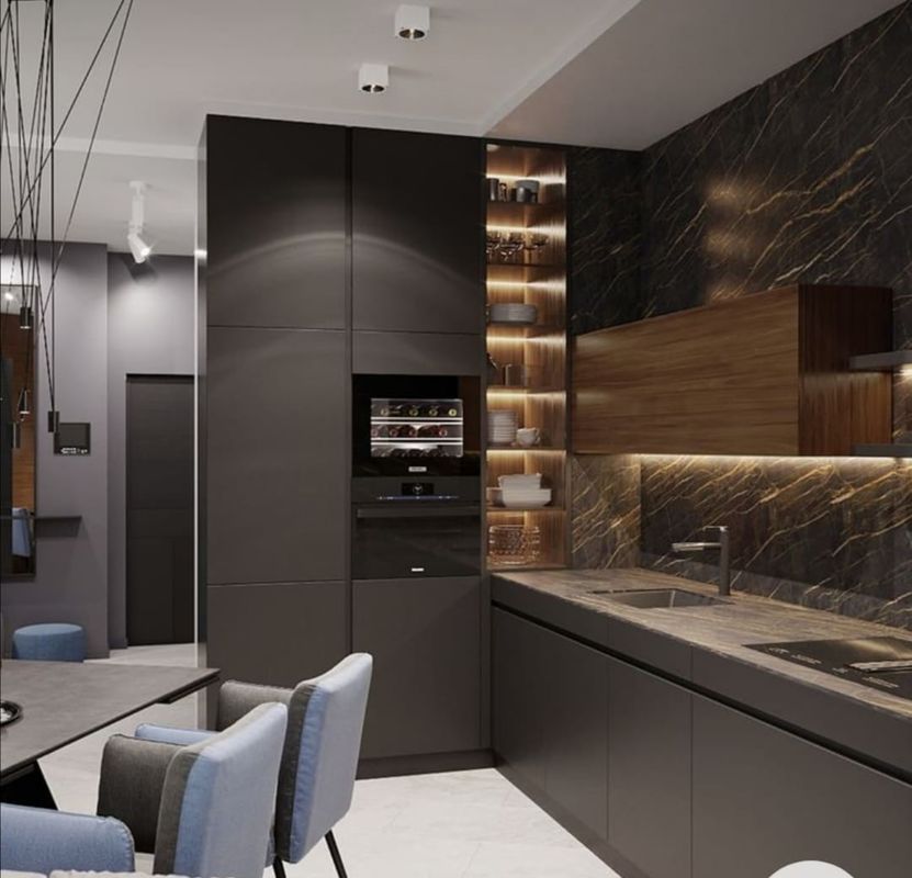 Cesto giratório de canto inteligente adição a armários de cozinha modernos com design modular