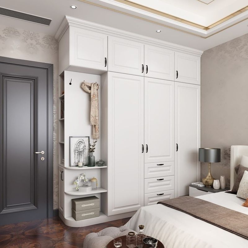 Custom High End Mr Hdf Dormitório de mesa Apartamento Guarda-roupa Armário para casa Villa Hotel