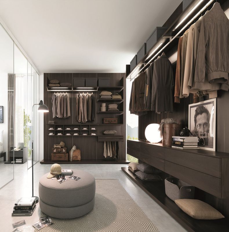 Mobiliário de quarto moderno resistente à umidade guarda-roupa para instalação na parede