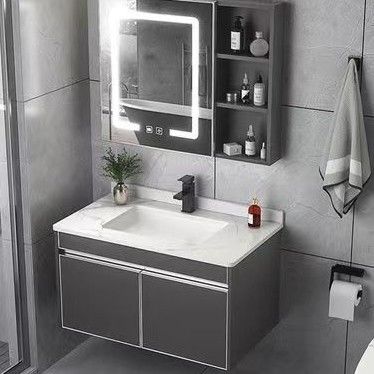 Smart Mirror Touch Screen LED iluminado Salão de armazém de parede com espelho no banheiro