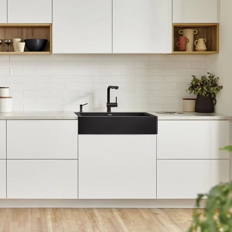 2024 Armários de cozinha em forma de U com ilha A combinação perfeita de estilo e função