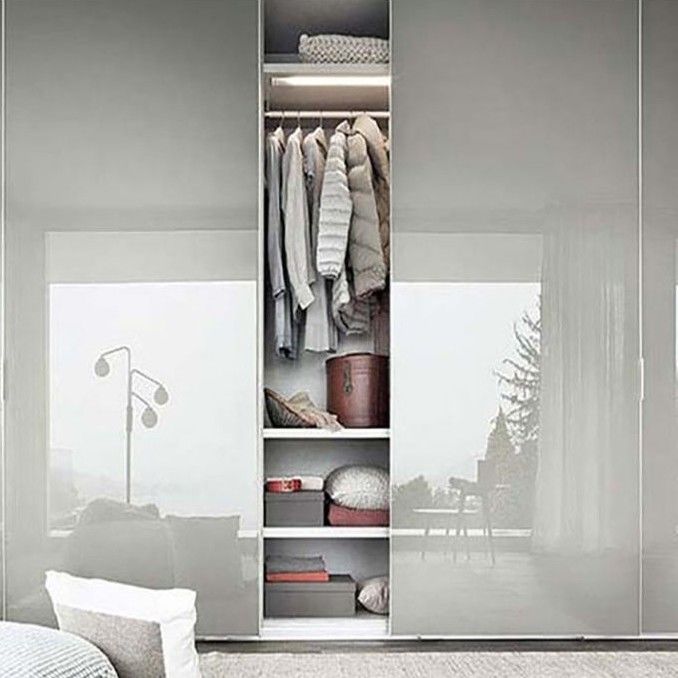 2D / 3D PANEL estilo de madeira gabinete de quarto brilhante porta deslizante guarda-roupa na Austrália padrão
