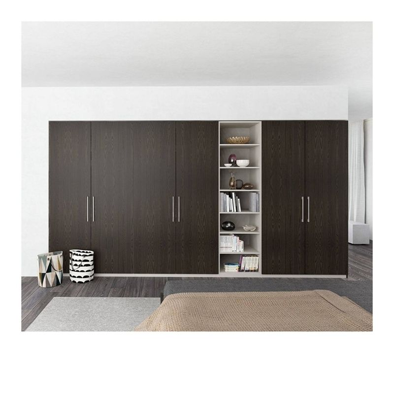 Mobiliário de quarto portátil Armário Custom Design aberto para armários modernos de chapa de villa