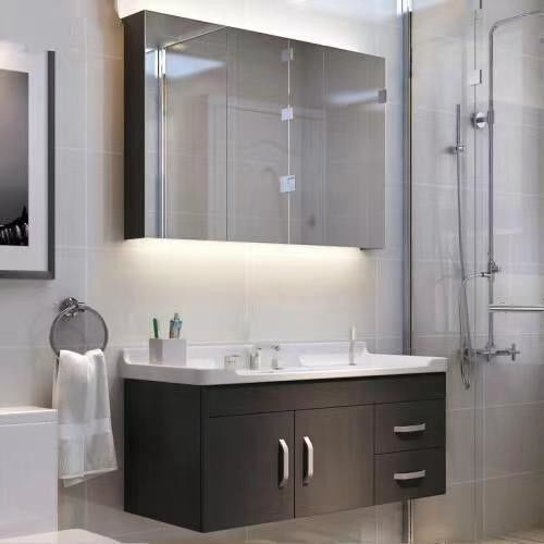 Hotéis Decoração personalizada Casa Smart banheiro Armários de espelhos com largura de luz LED 38-46