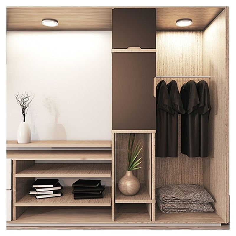 Modern Style Roupas de madeira Armário Custom Luxury Design para Casa Villa Hotel Apartamento