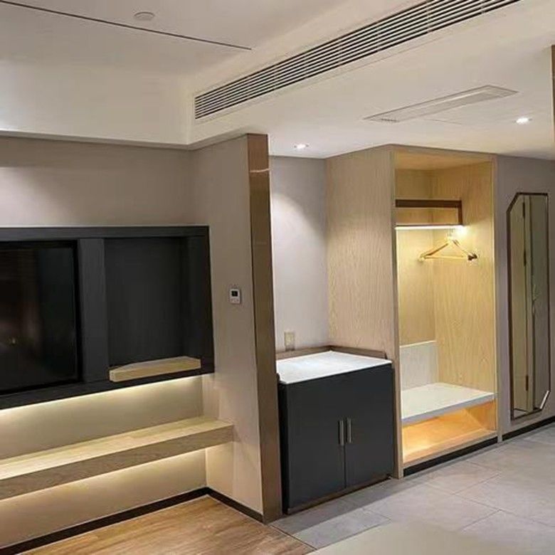 Modern Style Roupas de madeira Armário Custom Luxury Design para Casa Villa Hotel Apartamento