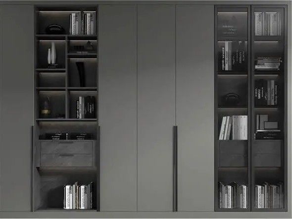 Armário personalizado com estilo de design contemporâneo e estilo de madeira PANEL