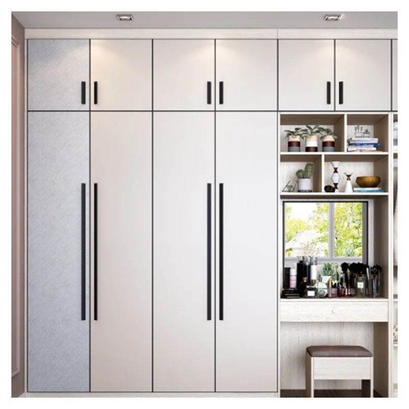 Single Door Cloth Hanging Design DIY Designer Wardrobe para roupas em uma villa moderna