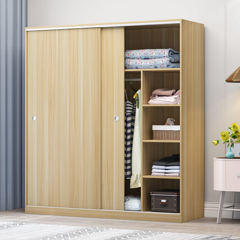 Armário de armazenamento moderno com porta deslizante dupla com disponibilidade 2D / 3D