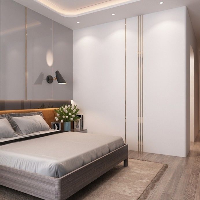PANEL de estilo madeira Tendência guarda-roupa profissional para armário de quarto e mobiliário de sala de estar